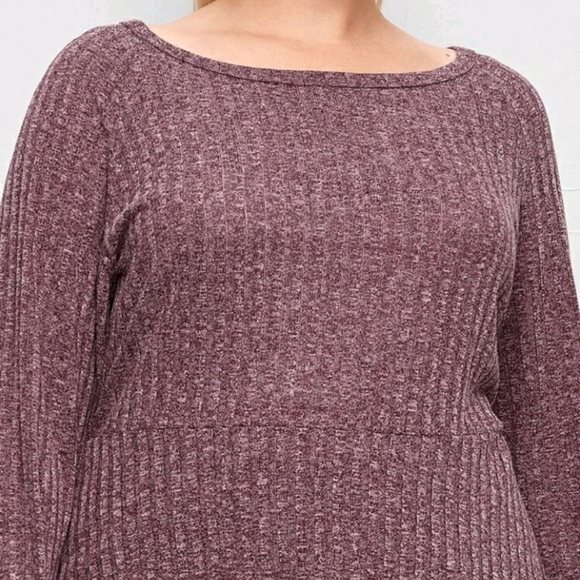 #9 Brand New Plus Rib-knit Dress - Picture 5 of 8